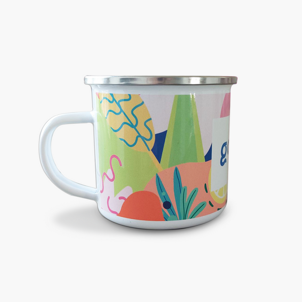 Personalized Enamel Camp Mug — Gooten supplier product image