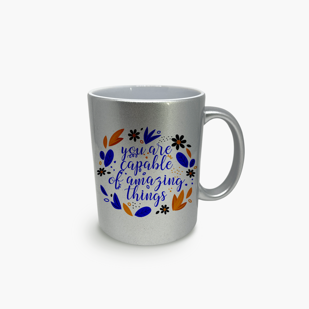 Personalized Metallic Name Mug — Gooten supplier product image