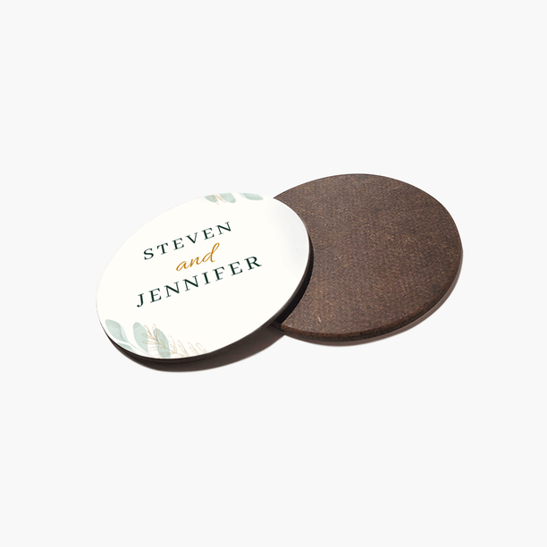 Personalized Round Wood Sign — Gooten supplier product image